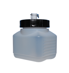 Power-Tiny - Fluid tank Tank 250 ml Cap45 with lid and con.