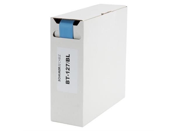 Heat shrink tub.-Box. 12,7mm Shrink-on tube 5m | blue