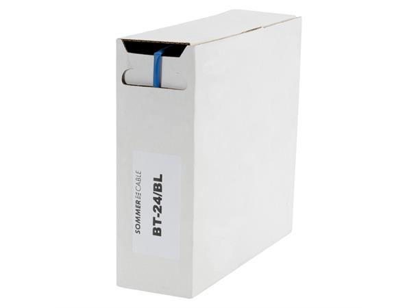 Heat shrink tub.-Box. 2,4mm Shrink-on tube 10m | blue