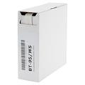 Heat shrink tub.-Box. 9,5mm Shrink-on tube 5m | white
