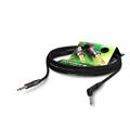 IC Tricone sort, 10,00m Mono Jack/Jack Neutrik vinkel.
