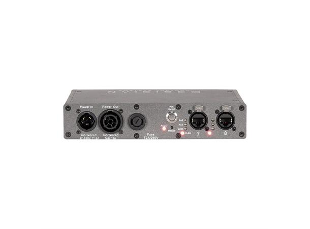 Netron 8, 8-Port Switch 8-Port Switch, 120W POE 1/2 Rack
