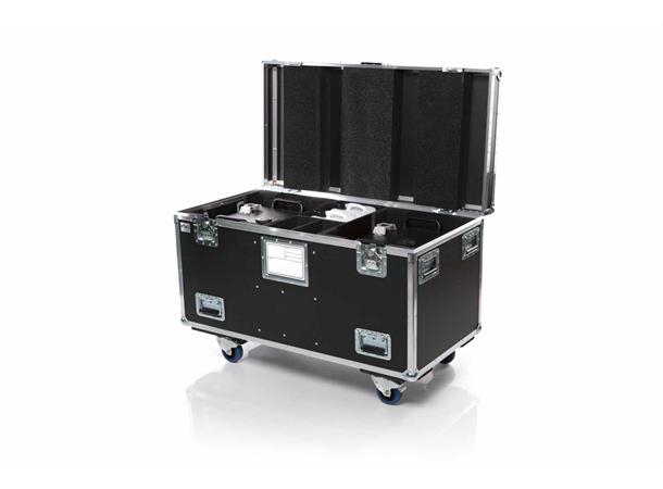 OctaJet Flightcase double case room for acc, and 4x5L Jet-fluid