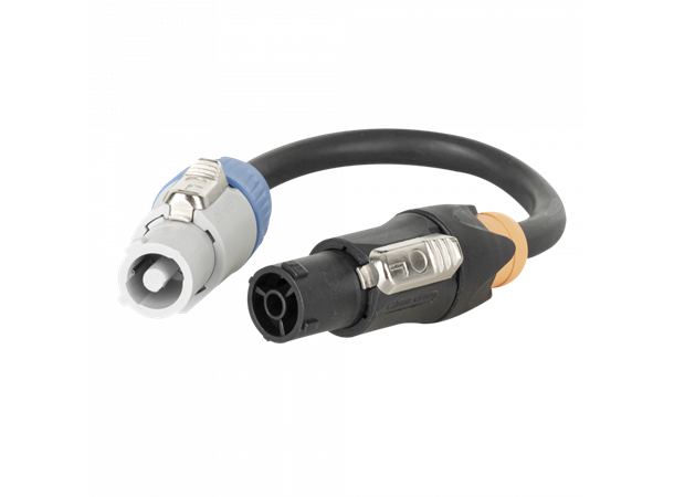 DAP Power Pro True Out to Power Pro In 3 25cm Powercon grå til Tru1