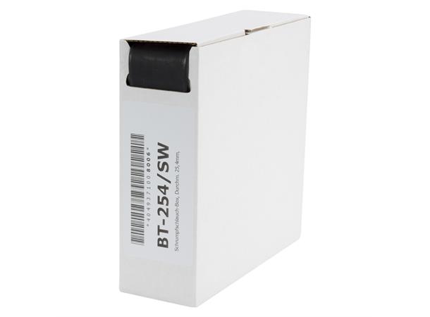 Heat shrink tub.-Box. 25,4mm Shrink-on tube 3m | black