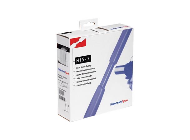 Krympeslange 3:1 18mm, Gjennomsiktig, Polyolefin, 4m 