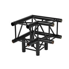 SQUARE 30 3-WAY CORNER 48X3 RAL9005 HC - Corners maintube 48x3