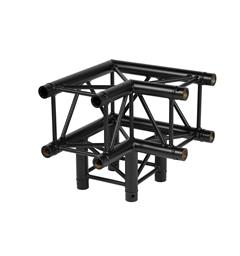 SQUARE 30 3-WAY CORNER 48X3 RAL9005 HC - Corners maintube 48x3