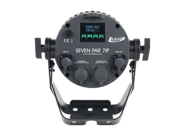 Seven Par 7IP Re, Gr, Bl, Wh, Amber, Lime, and UV 