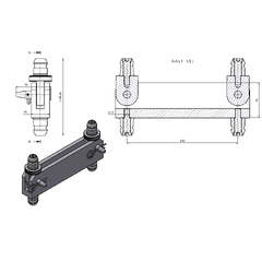 VERTO HINGE ASSEMBLY Verto Double hinge