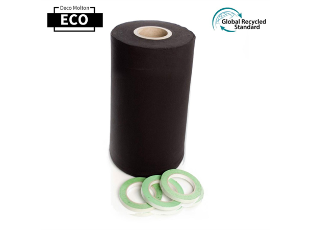 Deco molton ECO roll 60m x 40cm black