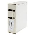 Heat shrink tub.-Box. 1,6mm Shrink-on tube 10m | white