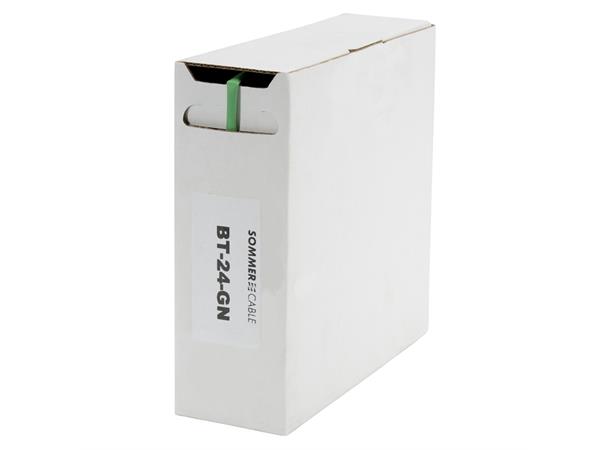 Heat shrink tub.-Box. 2,4mm Shrink-on tube 10m | green