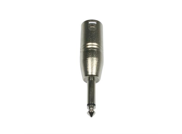 AC-A-X3M/J6M XLR 3pol M - jack 6,3 mono