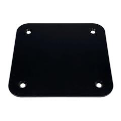 BASEPLATE SQUARE 30V, RAL9005 INCL. CONN. PACK