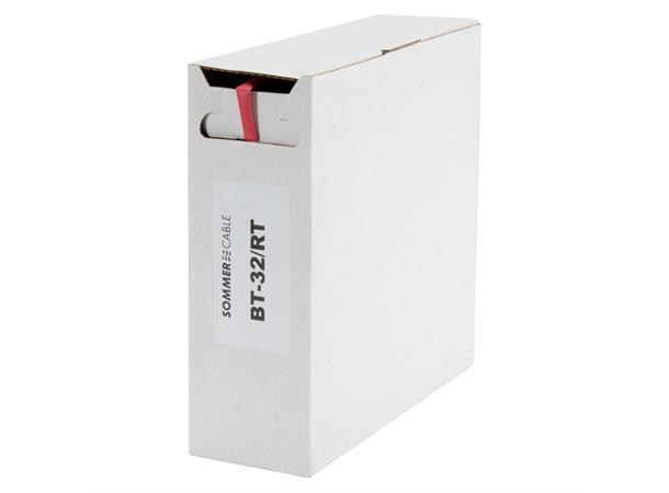 Heat shrink tub.-Box. 4,8mm Shrink-on tube 10m | red