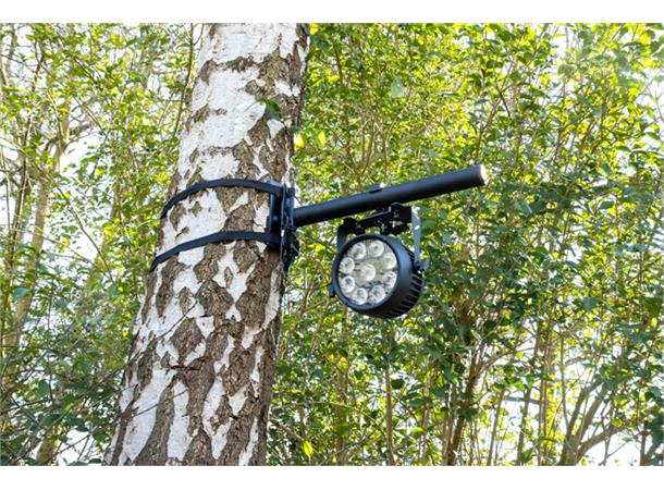 Woodpecker tree/pole bracket black Rig your equipment on trees and pillars 