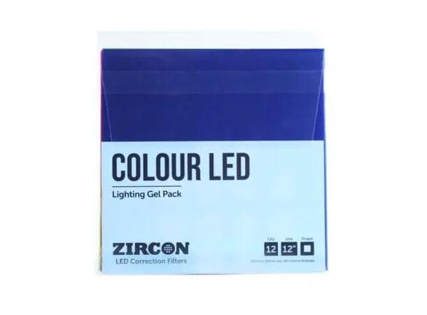 Zircon LED Colour Lighting Gel Pack 12 Zircon sheets 300mm x 300mm 