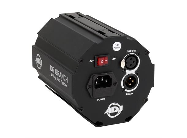 D6 Branch 6-way DMX Splitter/Booster 