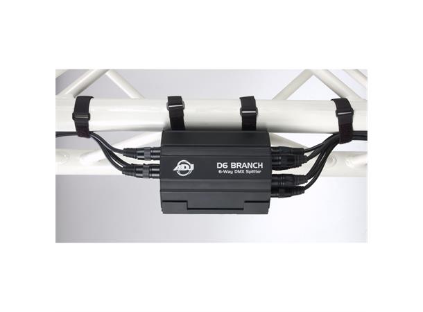 D6 Branch 6-way DMX Splitter/Booster 