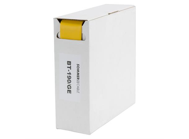 Heat shrink tub.-Box. 19,0mm Shrink-on tube 5m | yellow