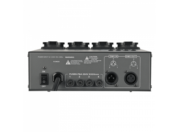 SHOWTEC RP-405 MKII 4 Channel Relay Pack DMX 3pin