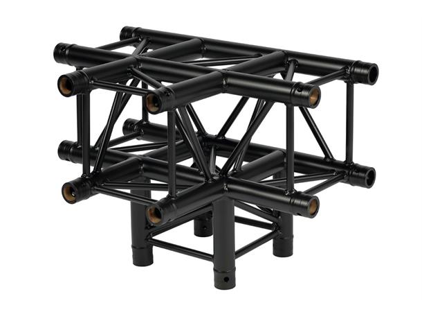 SQUARE 30 4-WAY CORNER 48X3 RAL9005 HC - Corners maintube 48x3 