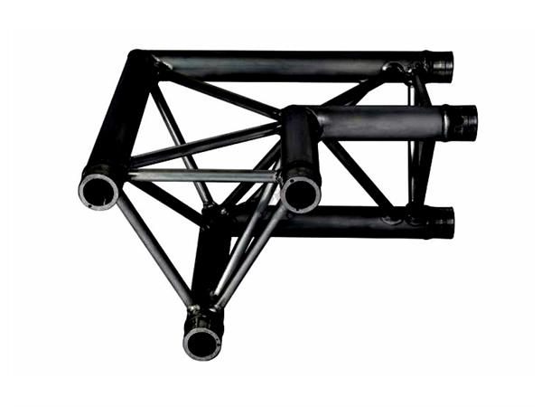 TRIANGLE 30 2-WAY CORNER 90DGR RAL9005 HC - Corners maintube 48x3 