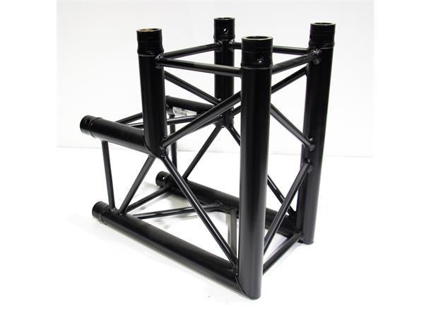 TRIANGLE 30 2-WAY CORNER 90DGR RAL9005 HC - Corners maintube 48x3