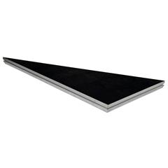 BASICLINE DECK Tri. 200X100 RIGHT BL. Basicline sort Scenemodul