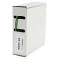 Heat shrink tub.-Box. 3,2mm Shrink-on tube 10m | green