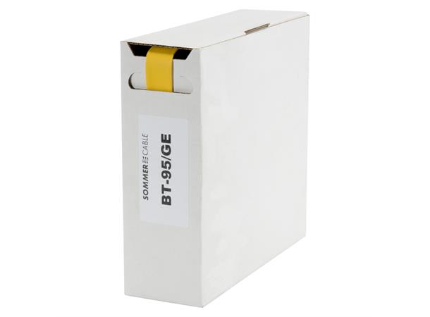 Heat shrink tub.-Box. 9,5mm Shrink-on tube 5m | yellow
