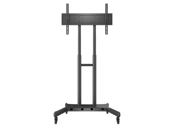 Multibrackets Gulvtralle Basic 180 Sort, 90kg, 800x500, 55-80", ink hylle 