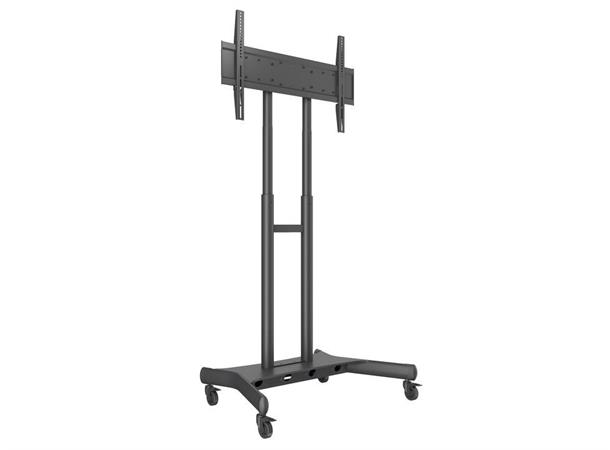 Multibrackets Gulvtralle Basic 180 Sort, 90kg, 800x500, 55-80", ink hylle 