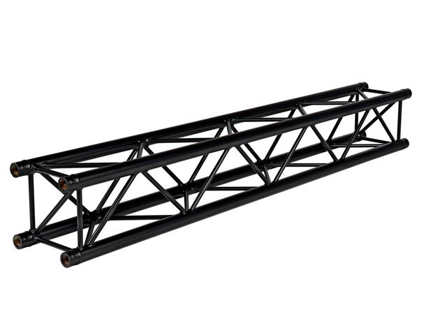 SQUARE 30 LENGTH 200CM 48X3, RAL9005 HL - Black -Lengths maintube 48x3