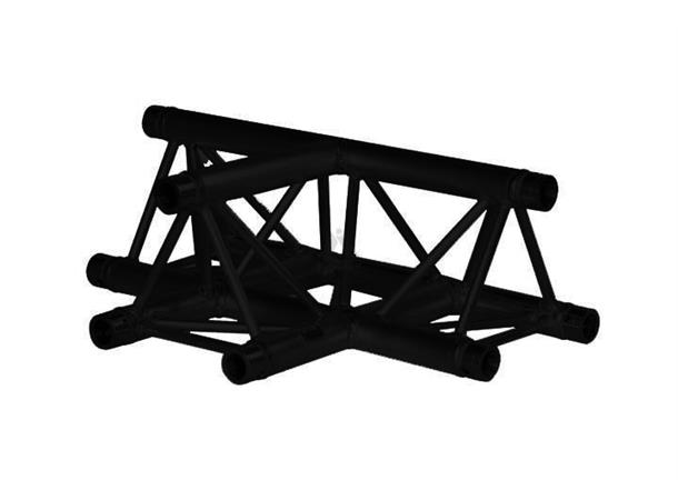 TRIANGLE 30 3-WAY T-JOINT HOR. RAL9005 HC - Corners maintube 48x3