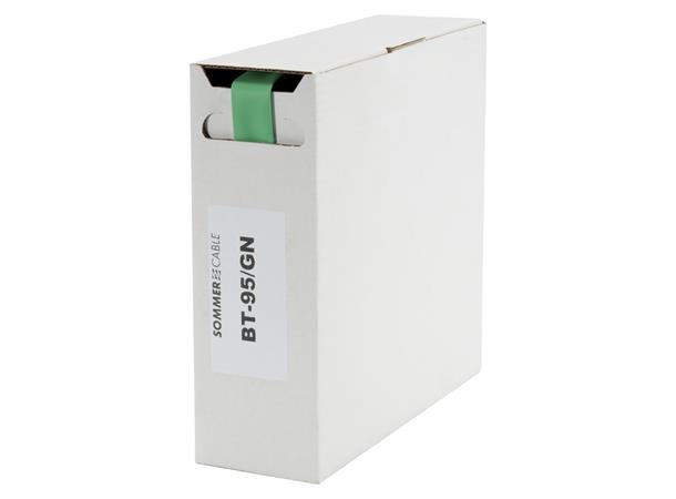 Heat shrink tub.-Box. 9,5mm Shrink-on tube 5m | green