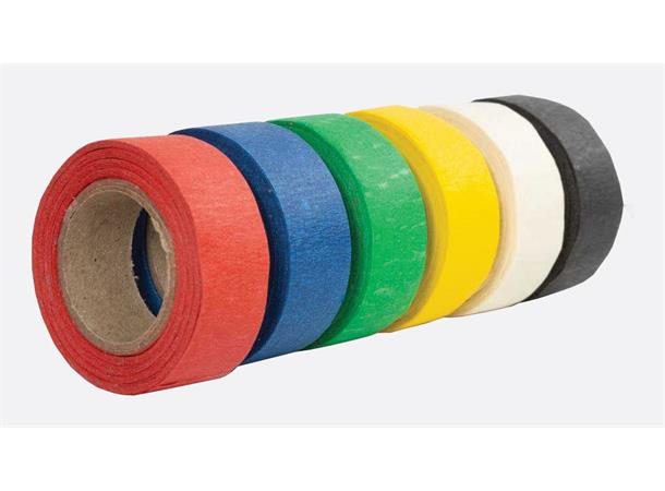 Paper-Tak™ PVC-Free Tape 24mm x 50m, Black (paper) 