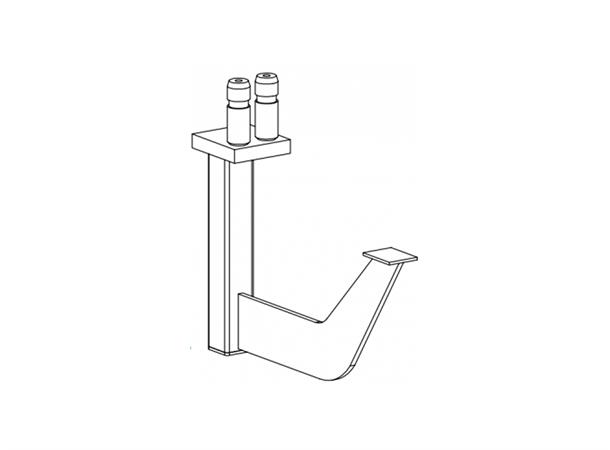 RAILING ADAPTER DOUBLE 100KG/M Stagedex tilbehør