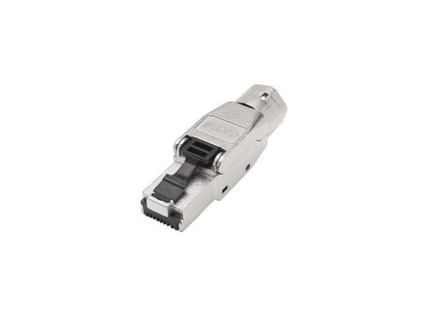 RJ45 CAT.8.1 40GBit, AWG26-22. IDC RJ45 CAT..18, rett/vinkel hette