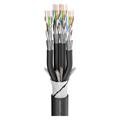 SC-MERCATOR Cat.7 QUAD AWG24/1, sort Nettverk QUAD CAT 7 kabel.