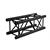 SQUARE 30 LENGTH 71 CM 48X3 RAL9005 HL - Black -Lengths maintube 48x3 