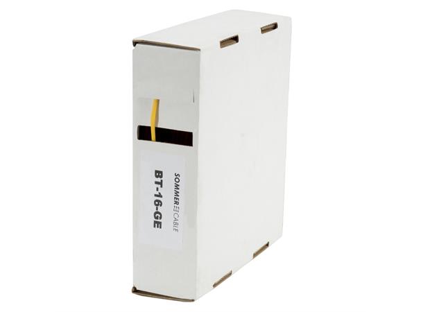 Heat shrink tub.-Box. 1,6mm Shrink-on tube 10m | yellow