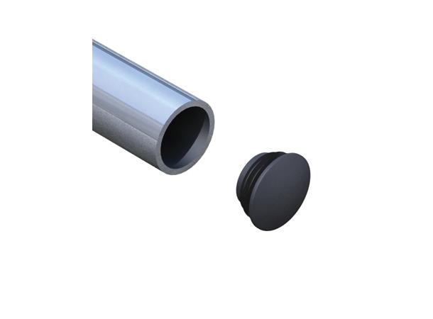 PIPECLAMP PLASTIC STOP END Propper til 48mm alu rør.