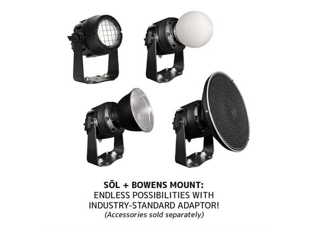 SOL I Blinder Bowens adapter for div attachments 
