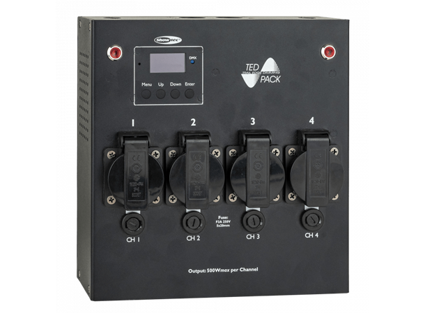 Showtec TED Pack 4x2A 4Channel Dimm Pack leading-trailing edge