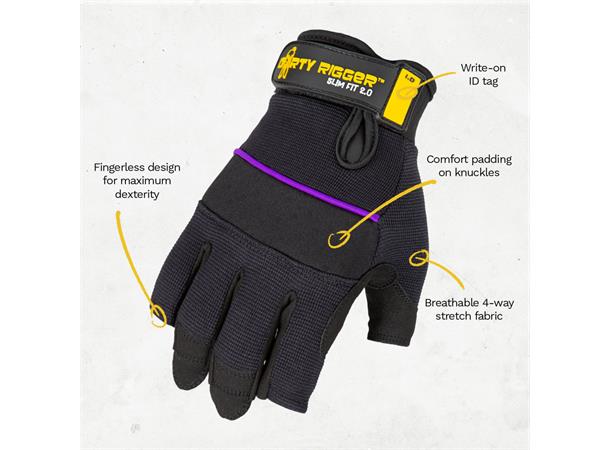 SlimFit™ 2.0 (Fingerless) Sort XXS 