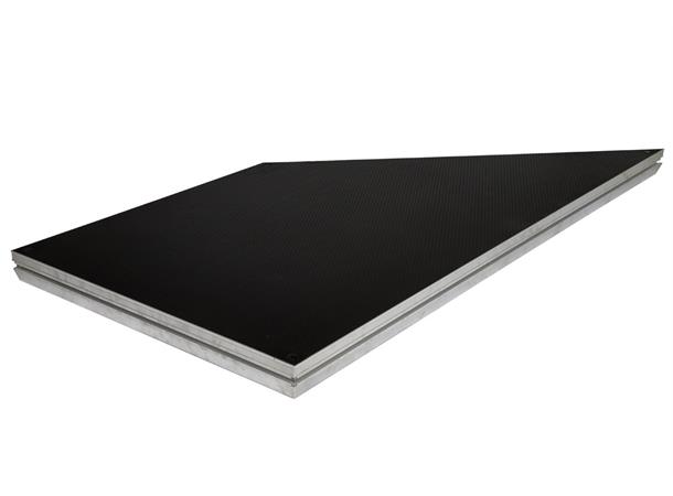 TOPLINE DECK 200X100X100CM RIGHT Topline sort Scenemodul 