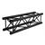 SQUARE 30 LENGTH 100 CM 48X3 RAL9005 HL - Black -Lengths maintube 48x3 