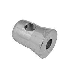 CPLR STEEL 600 HALF,HOLE/M12 Fittings couplers CCS6